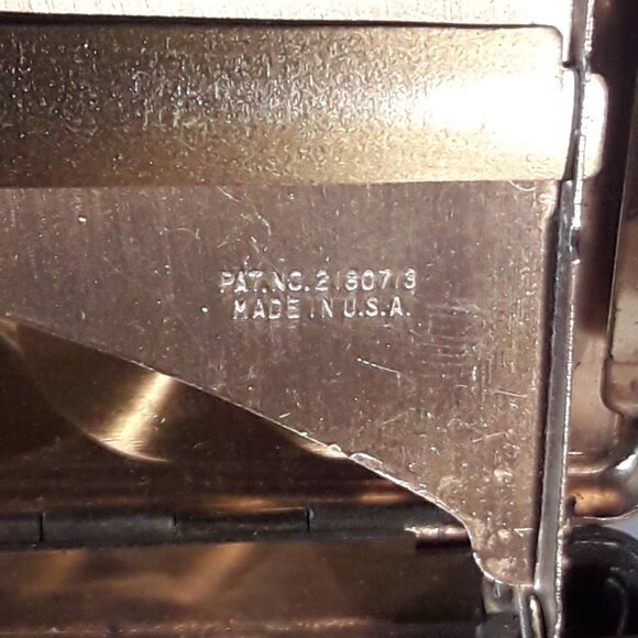 Cotillion Cigarette Case Enamel? Bakelite? Vintage Unique Antique US Patented - Picture 7 of 7